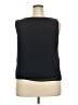 Le Bos 100% Polyester Black Sleeveless Blouse Size 18 - photo 2