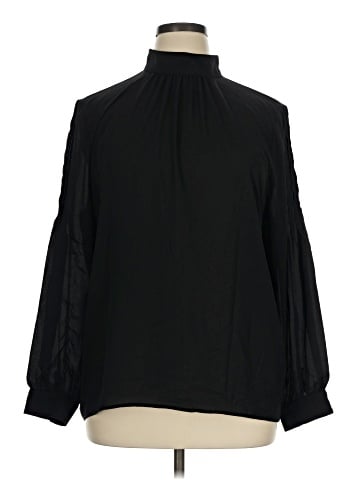 Ann Taylor Long Sleeve Blouse (view 1)