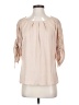 Ann Taylor 100% Polyester Tan 3/4 Sleeve Blouse Size S - photo 1
