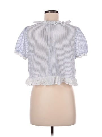 American Eagle Outfitters Short Sleeve Blouse (view 2)