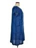J.Jill Solid Blue Casual Dress Size XL - photo 4