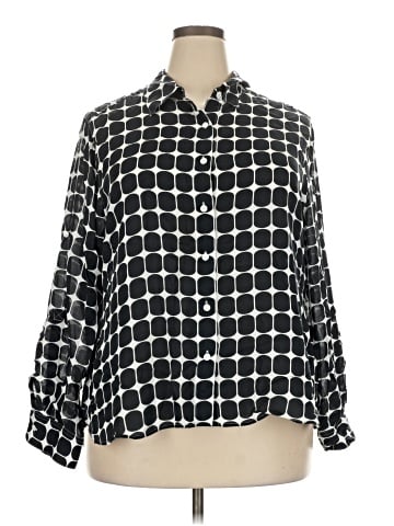 Foxcroft 3/4 Sleeve Blouse (view 1)