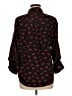 Joie 100% Polyester Hearts Black Long Sleeve Blouse Size M - photo 2