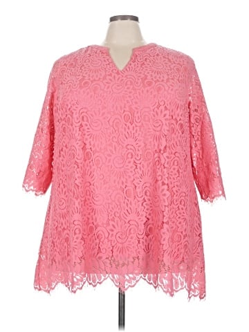 Isaac Mizrahi LIVE! 3/4 Sleeve Blouse (view 1)