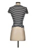 Splendid Stripes Ivory Short Sleeve Turtleneck Size XS - photo 2