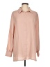Halogen 100% Polyester Pink Long Sleeve Blouse Size L - photo 1