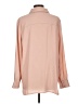 Halogen 100% Polyester Pink Long Sleeve Blouse Size L - photo 2