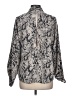 Lovestitch Paisley Silver Long Sleeve Blouse Size L - photo 2