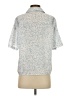 Express 100% Polyester Blue Short Sleeve Blouse Size S - photo 2