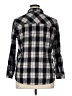 Billy T Plaid Black Long Sleeve Button-Down Shirt Size XL (petite) - photo 2