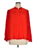 Ann Taylor 100% Polyester Red 3/4 Sleeve Blouse Size XL - photo 1