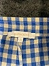 Olivaceous 100% Cotton Checkered-gingham Blue Shorts Size L - photo 3