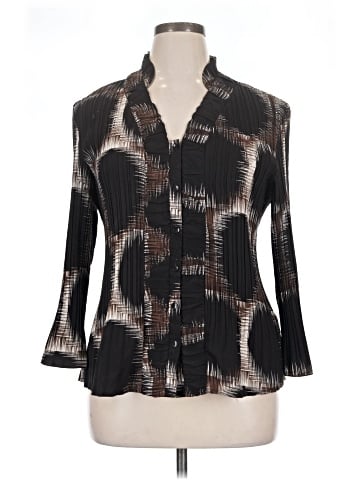 Signature by Larry Levine 3/4 Sleeve Blouse (view 1)