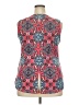 verse 100% Polyester Red Sleeveless Blouse Size XXL - photo 2