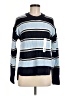 SO 100% Acrylic Stripes Blue Pullover Sweater Size M - photo 1