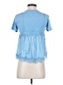 Maeve Blue Short Sleeve Blouse Size XXS - photo 2