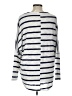 ENTI Stripes White Pullover Sweater Size L - photo 2