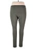 Charlotte Russe Solid Green Active Pants Size 3X - photo 2