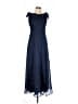 JS Collections 100% Polyester Blue Casual Dress Size 10 - photo 1