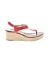 MICHAEL Michael Kors 100% Leather Red Wedges Size 10 - photo 1