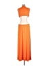 Unbranded Orange Cocktail Dress Size L - photo 2