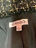 NANETTE Nanette Lepore Tweed Gold Black Coat Size L - photo 6