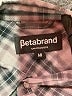 Betabrand Plaid Gray Short Sleeve Blouse Size M - photo 7
