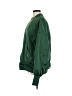 H&M 100% Polyester Solid Green Jacket Size 8 - photo 5