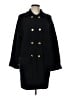 Zara 100% Lana Wool Black Wool Coat Size L - photo 1