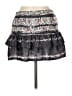 Topshop 100% Polyester Animal Print Black Casual Skirt Size 10 - photo 2