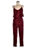 Want and Need Graphic Red Jumpsuit Size M - photo 1