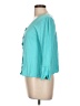 Metrostyle 100% Cotton Teal Cardigan Size L - photo 5