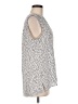 Chaus 100% Polyester Silver Sleeveless Blouse Size M - photo 4