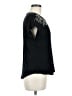 Apt. 9 100% Viscose Black Short Sleeve Top Size M (petite) - photo 4