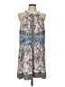 BCBGMAXAZRIA 100% Polyester Paisley Gray Casual Dress Size L - photo 1