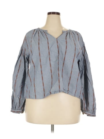 a.n.a. A New Approach Long Sleeve Blouse (view 1)