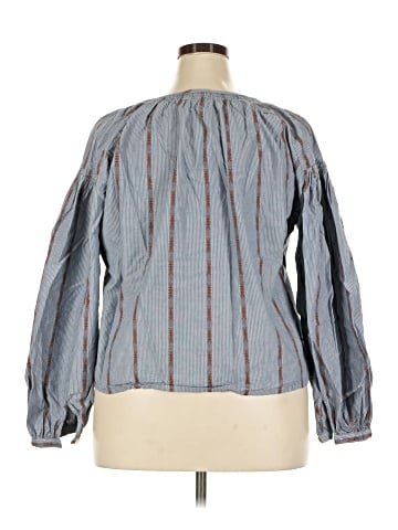 a.n.a. A New Approach Long Sleeve Blouse (view 2)