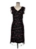 D.B.Y. Ltd 100% Polyester Floral Black Cocktail Dress Size 9 - 10 - photo 1