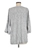 Lou & Grey Gray 3/4 Sleeve Top Size M - photo 2