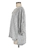 Lou & Grey Gray 3/4 Sleeve Top Size M - photo 5
