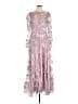 Mac Duggal 100% Polyester Floral Pink Cocktail Dress Size 10 - photo 1