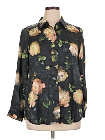 Elie Tahari Long Sleeve Blouse (view 1)