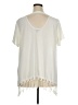 Alyx Ivory Short Sleeve Top Size 1X - photo 2