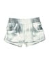 Lululemon Athletica 100% Polyester Metallic Silver Shorts Size 4 - photo 1