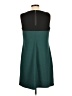Apt. 9 Color Block Teal Casual Dress Size L - photo 2