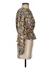 Joie 100% Viscose Floral Yellow Long Sleeve Blouse Size XS - photo 4