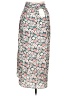 Assorted Brands Floral Ivory Casual Skirt Size L - photo 2