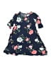 Old Navy 100% Rayon Floral Blue Dress Size 5T - photo 1