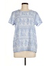 Old Navy 100% Polyester Blue Short Sleeve Top Size M - photo 1