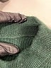 The Row 100% Cashmere Green Cashmere Pullover Sweater Size S - photo 9